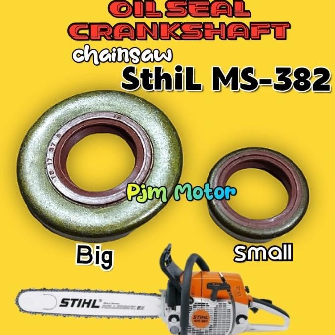 siap kirim] Ms382 Oil seal Crankshaft Sil kruk as mesin chainsaw sthil ms 382 stih