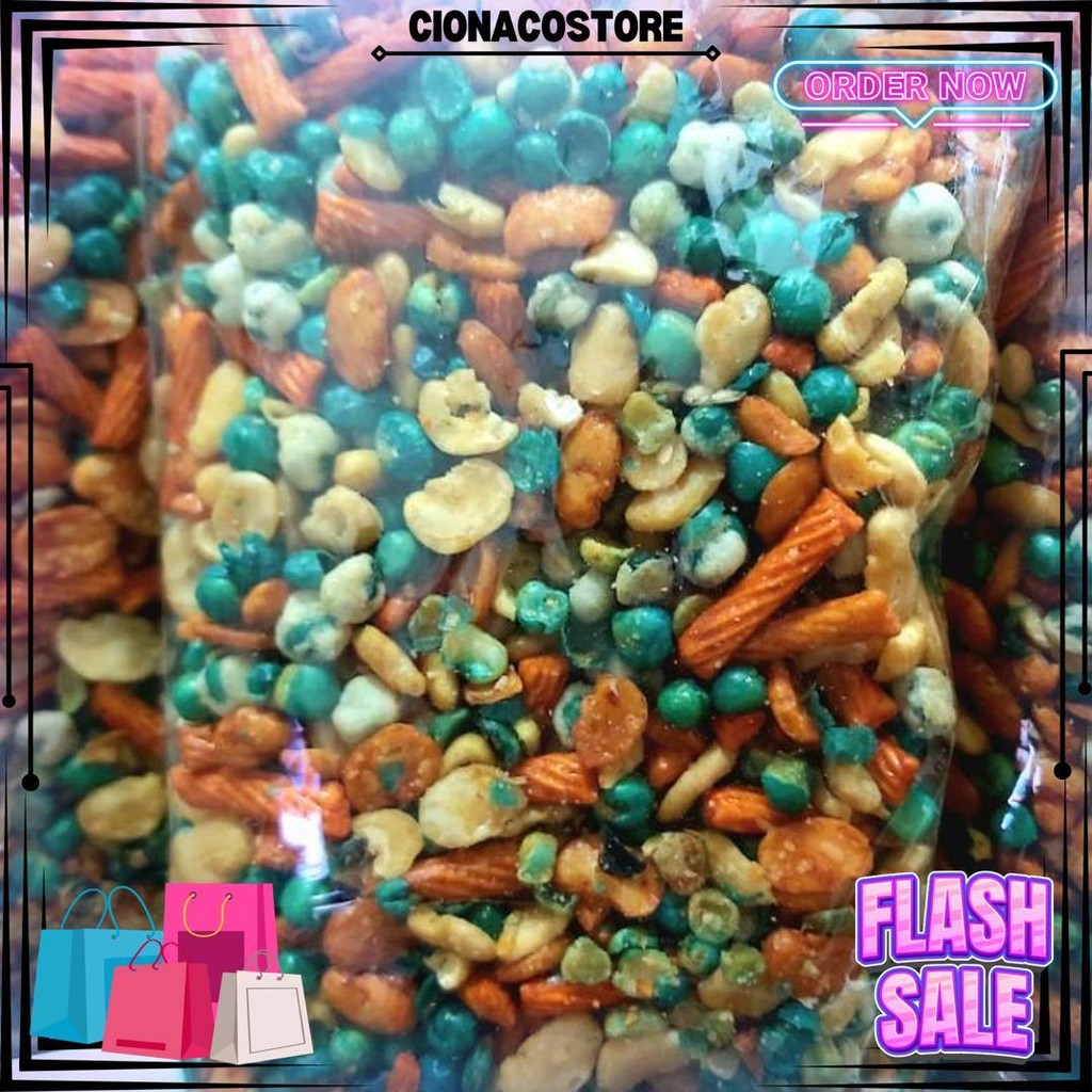 

(Kilo) Kacang Campur Mix 500 Gr Snack Kiloan D Cod