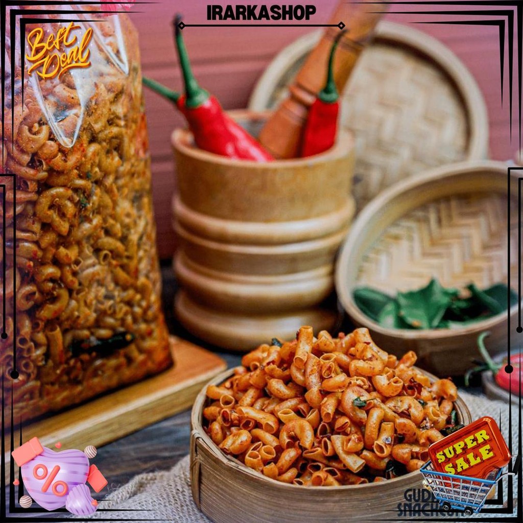

Makaroni Bantet Pedas Daun Jeruk 1Kg D Best Seller