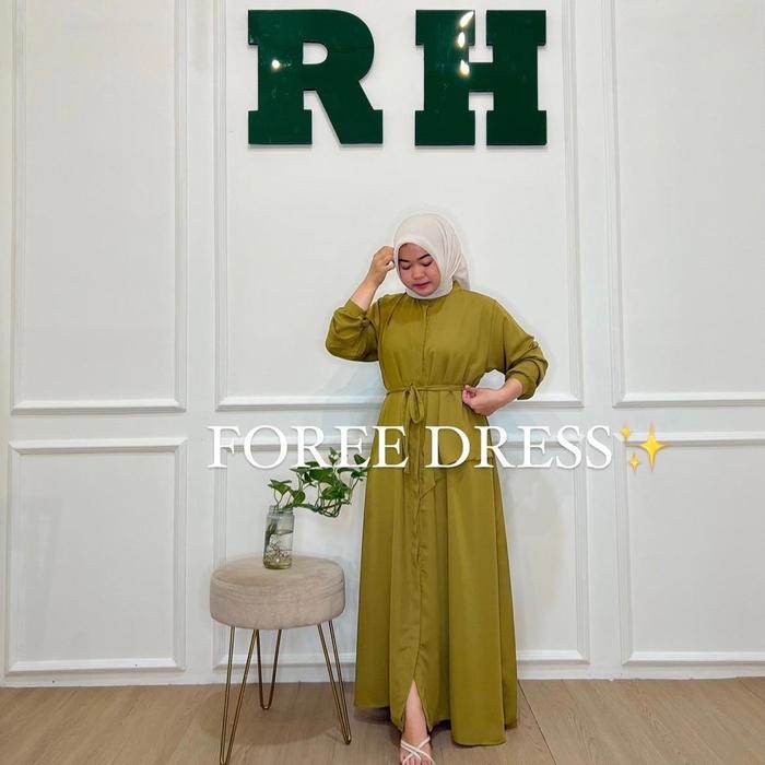 Rh Col Foree Dress (gamis) Polos