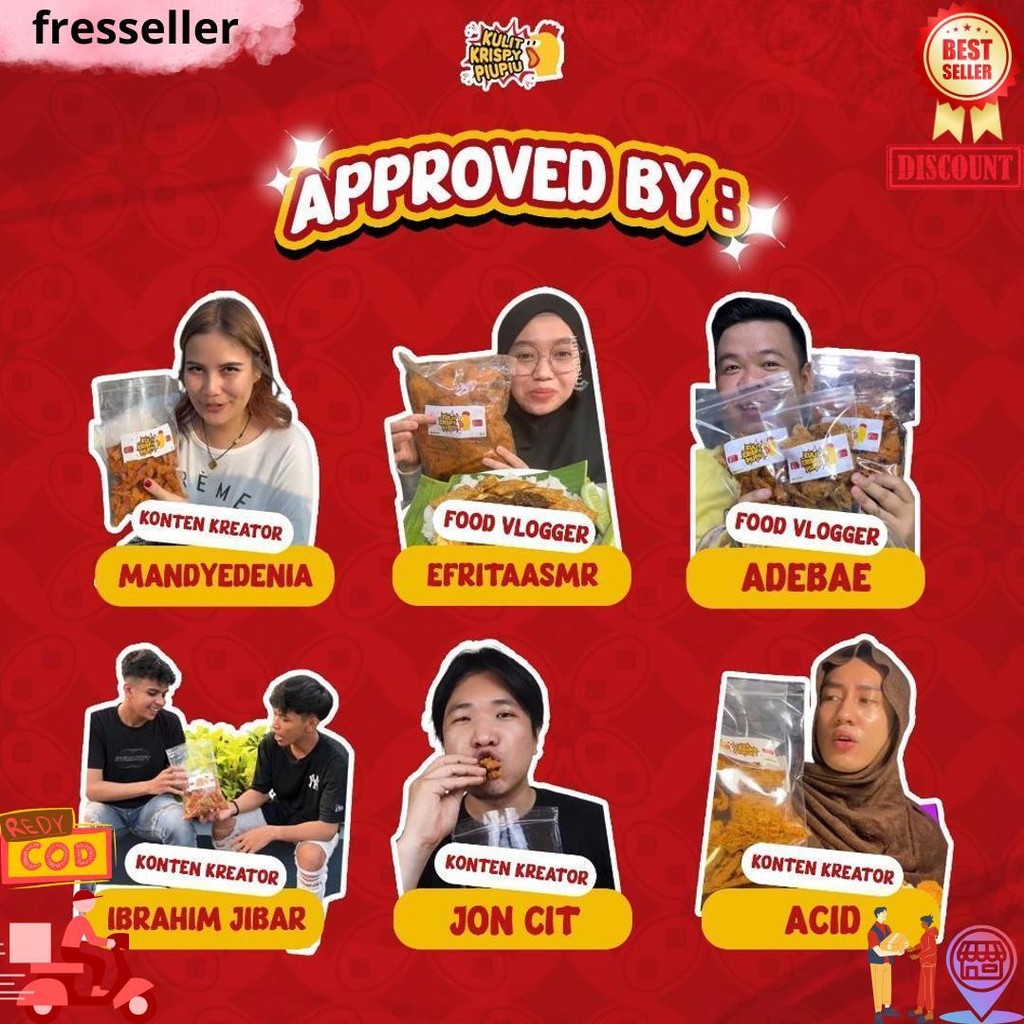 

[Free Emas Random] Piupiu - Kulit Ayam Crispy 250Gr Snacks Rasa Jalapeno/Original/Pedas Daun Jeruk D Cod