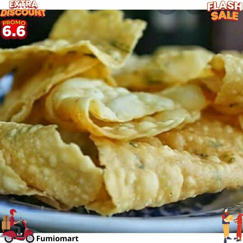 

(Rst)-Snack Keripik Bawang / Pangsit 1Kg D Gratis Ongkir