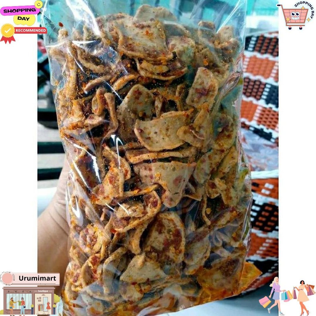 

Cemilan Basreng Bulat Kripik Basreng Pedas Daun Jeruk Isi 1Kg D Best Seller