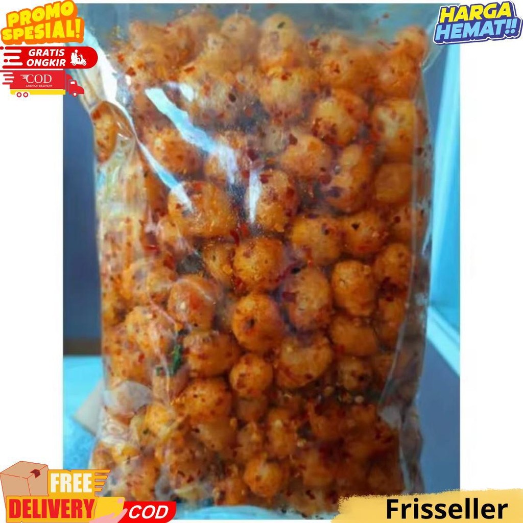 

1Kg Cimol Kering Pedas Daun Jeruk Termurah/Terlaris Bisa Cod D Gratis Ongkir