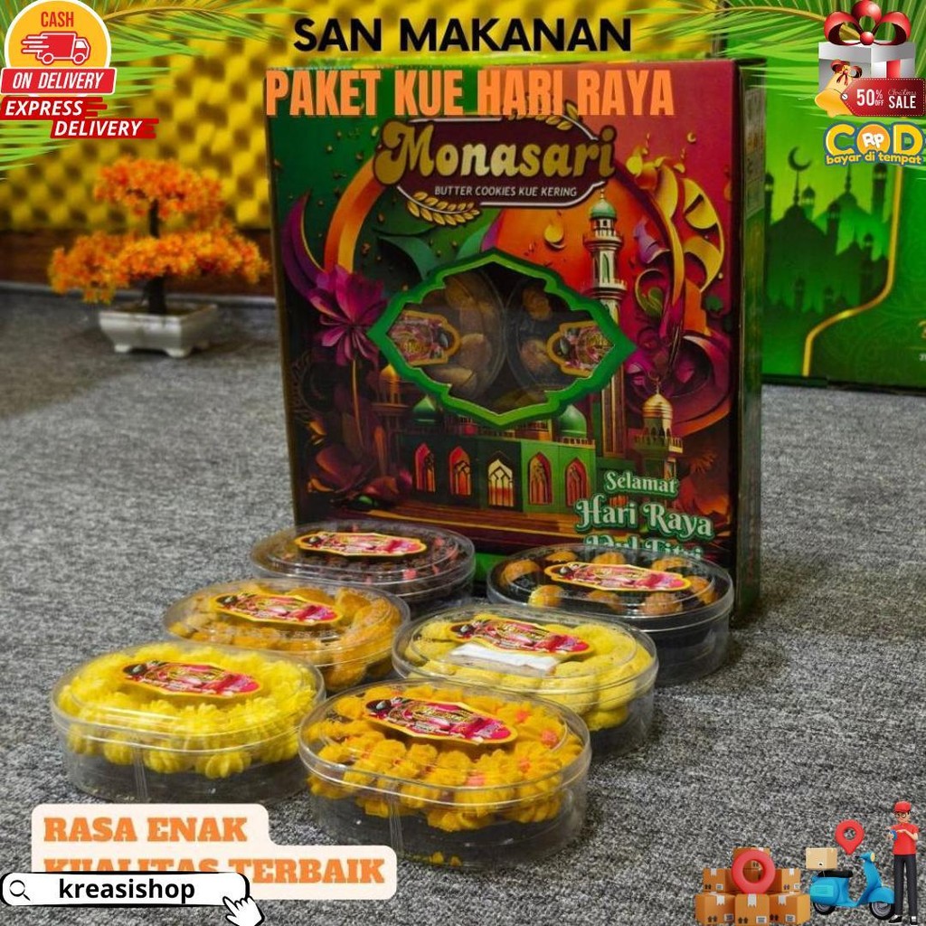 

Paket Kue Kering Lebaran Paket Toples Hampers Kue Kering D Cod