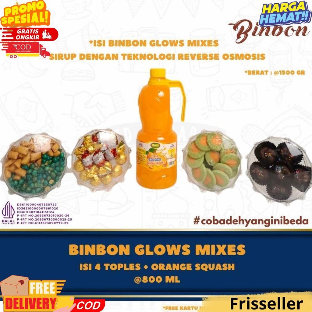 

Binbon Glows Mixes - Cookies, Chocolate, Candy, Peanut + Sirup D Best Seller