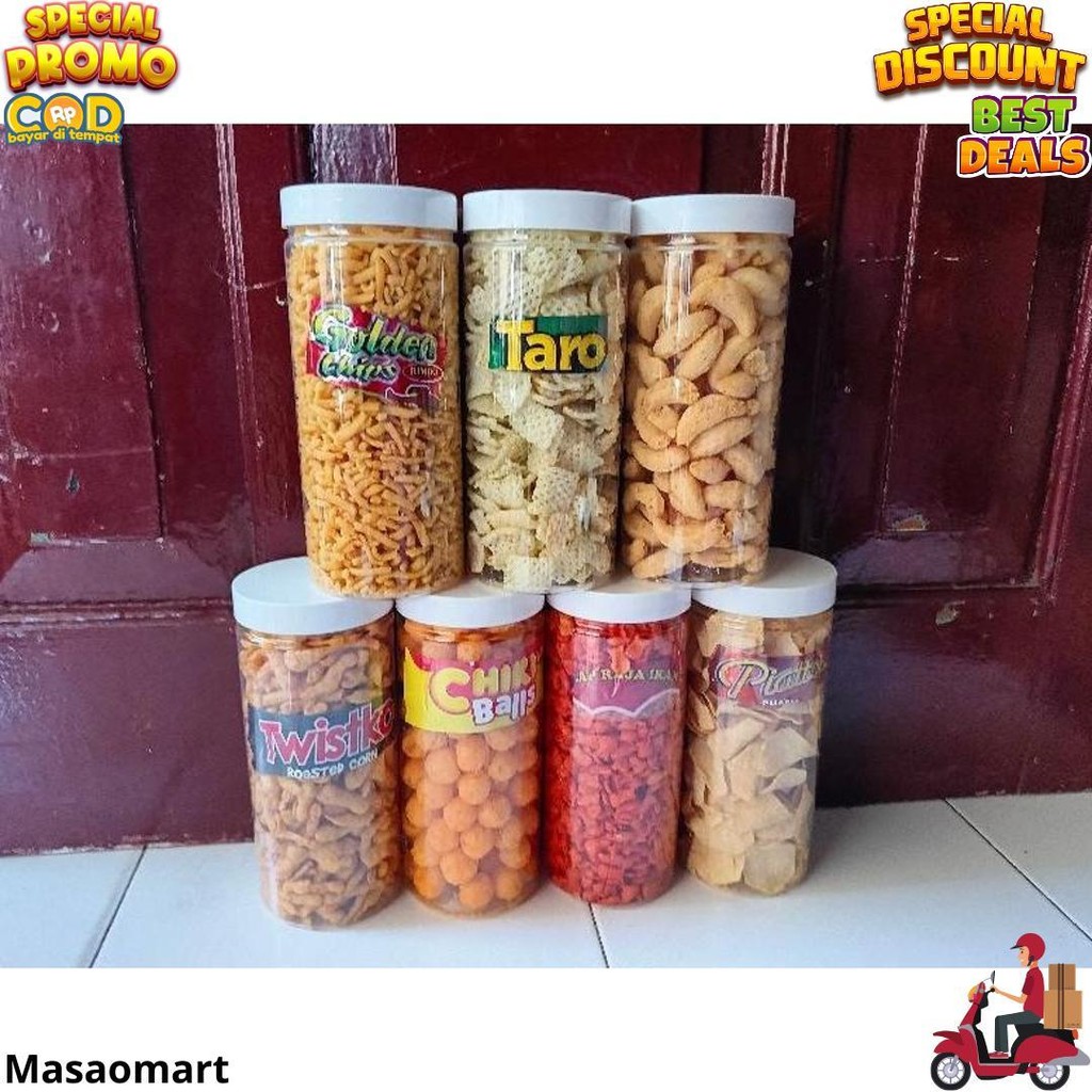 

Snack Branded Chiki Edisi Toples Tebal 1300Ml Hari Raya Lebaran Hampers D Best Seller