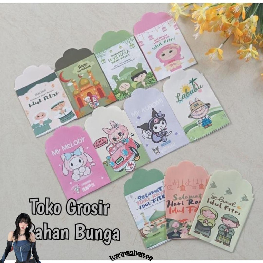 

100 Lembar Amplop Lebaran Unik 2025 - Amplop Lebaran Murah - Amplop Siap Pakai - Amplop Hari Raya Karakter 100 Lembar Sale