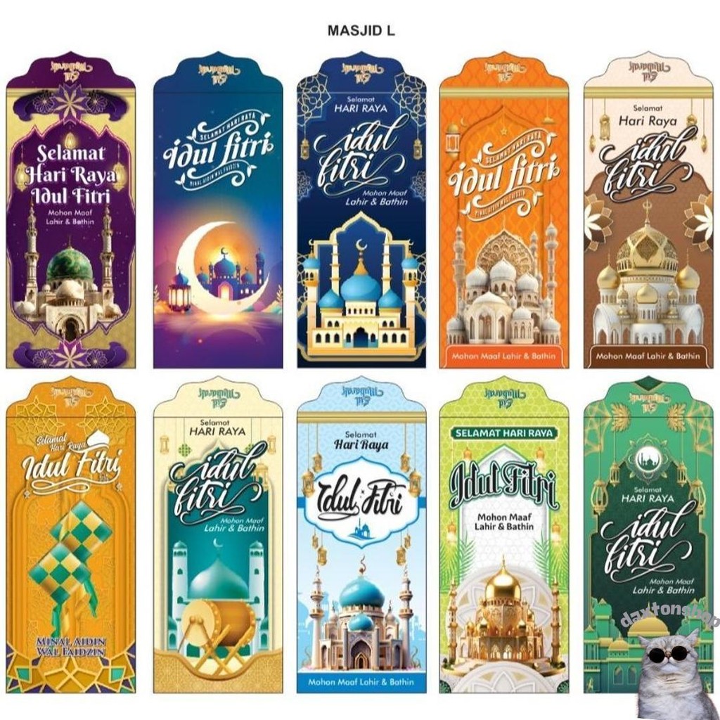 

Amplop Isi 50 Ampau Lebaran Masjid Uk Besar Lembar Uk 16X8Cm Masjid Df Diskon