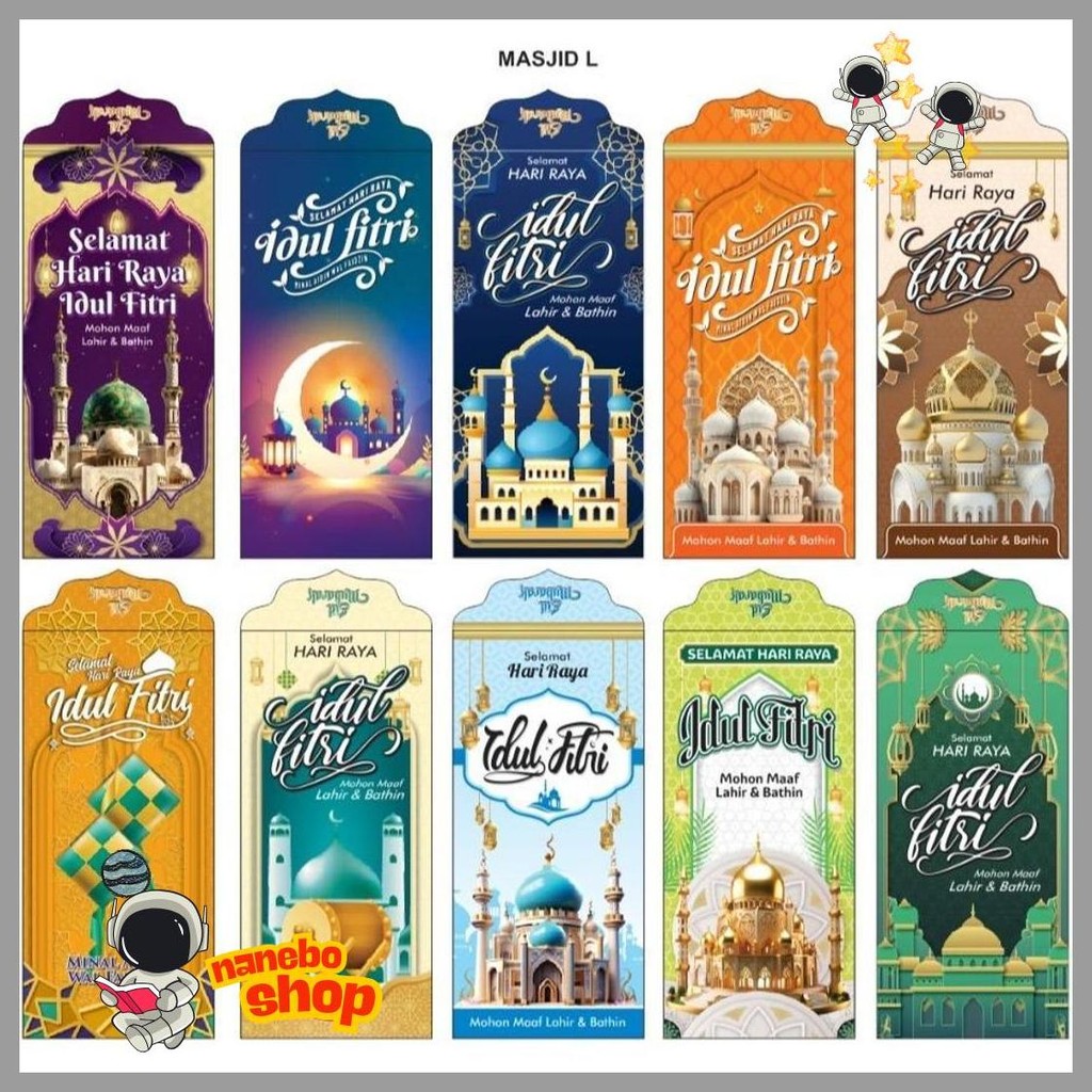 

Ampau Amplop Yk L Lebaran Masjid Df Uk Besar Isi 100 Lembar Uk 16X8Cm Murah