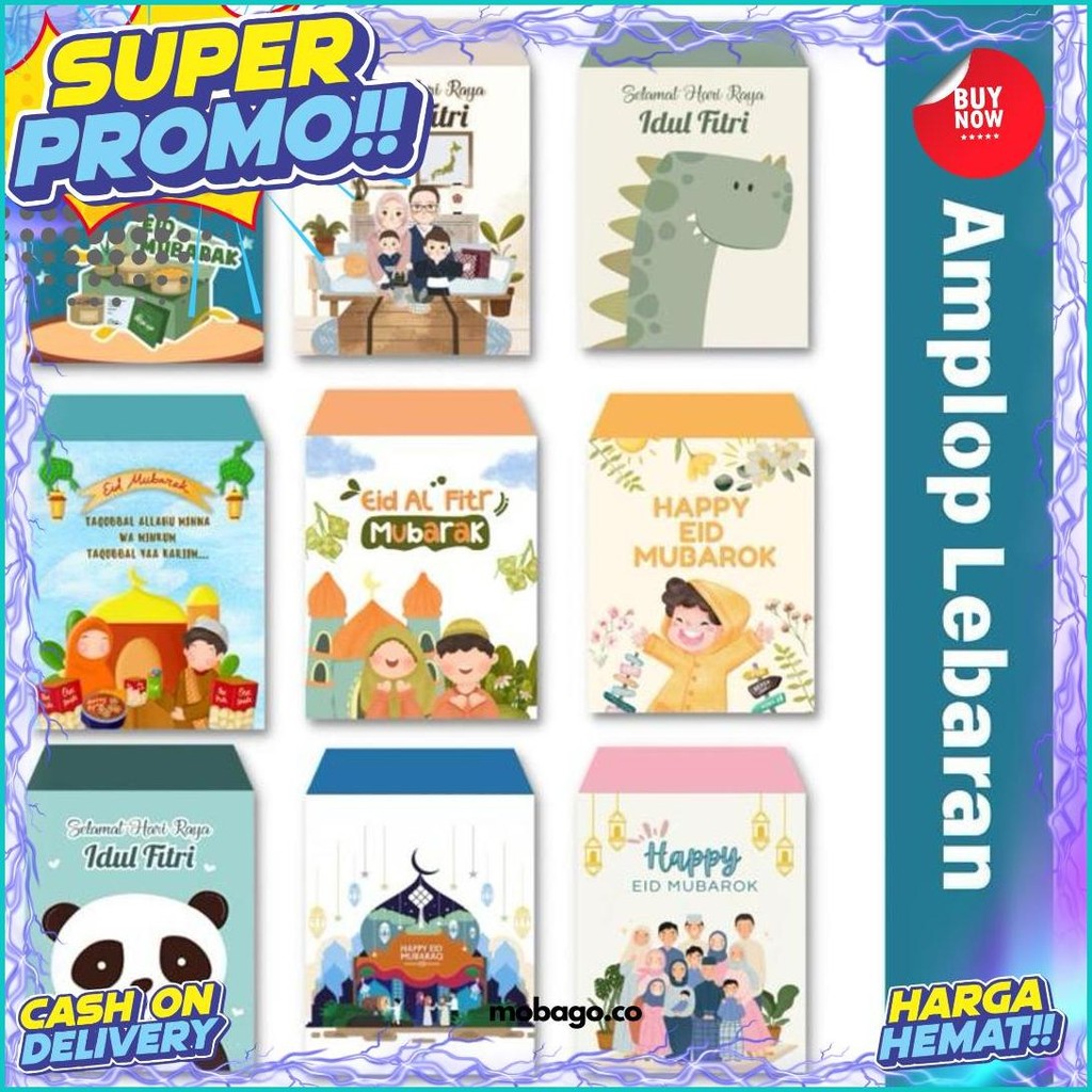 

Amplop Lebaran 50 Pcs Dan 100 Pcs Angpao Lebaran Karakter Anak Diskon