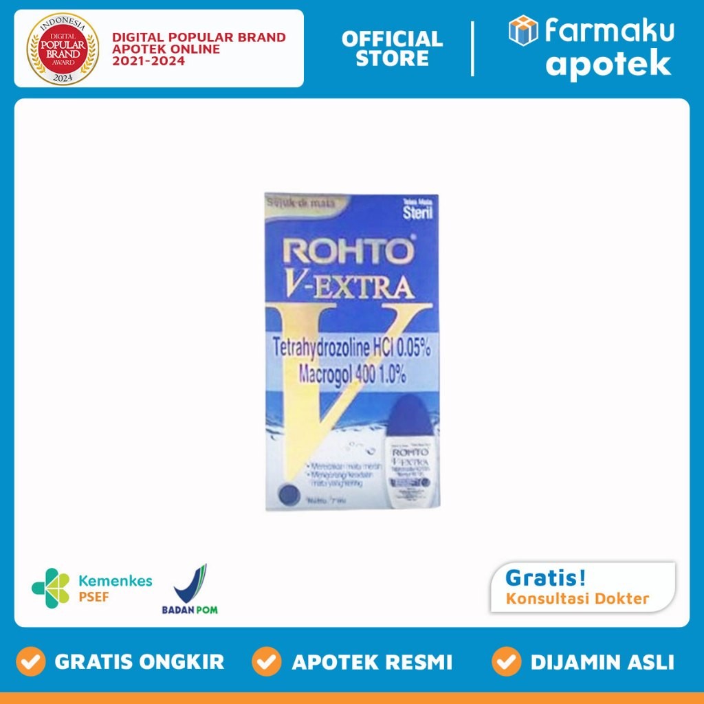 Rohto V-Extra Eye Drop 7 ml  - ASB