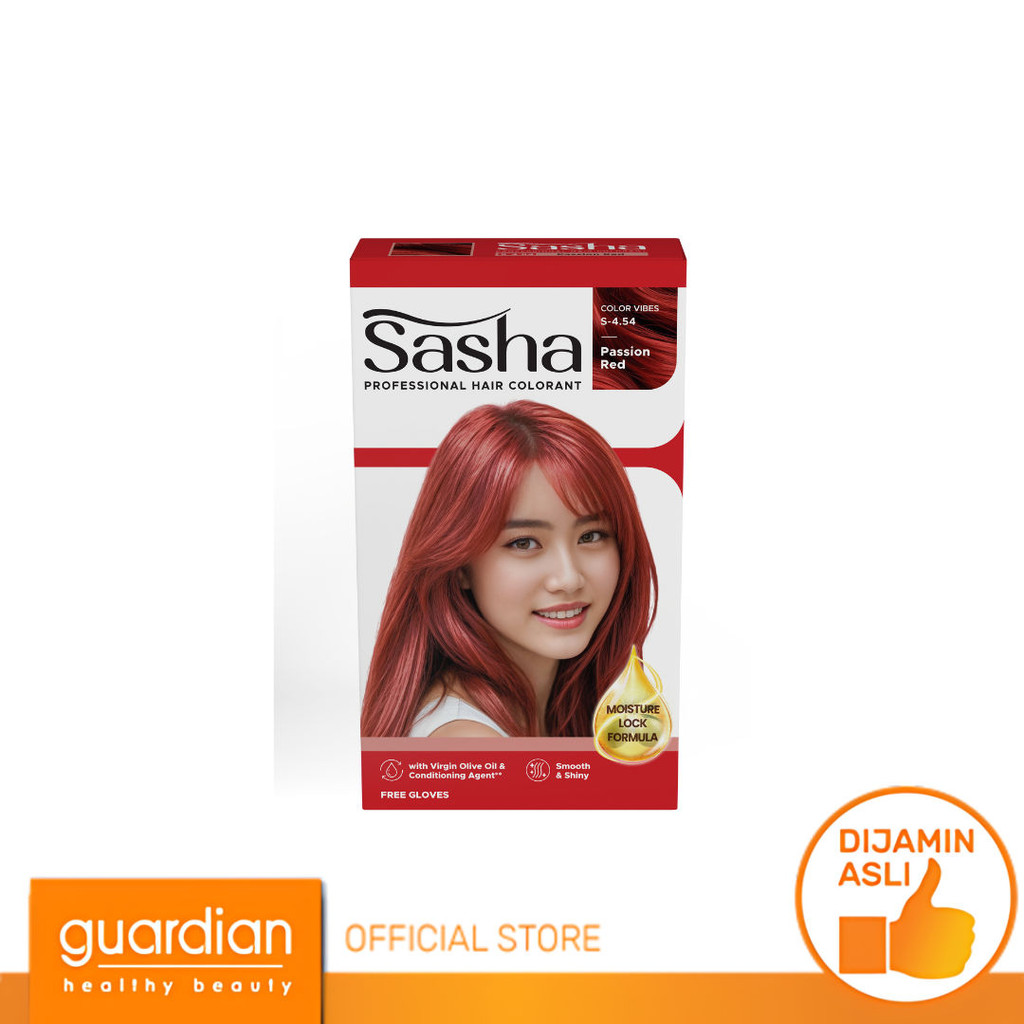 Sasha Hair Colorant Passion Red 25G