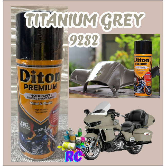 Cat Pilox Diton Premium TITANIUM GREY 9282 400cc abu gray pilok pylox