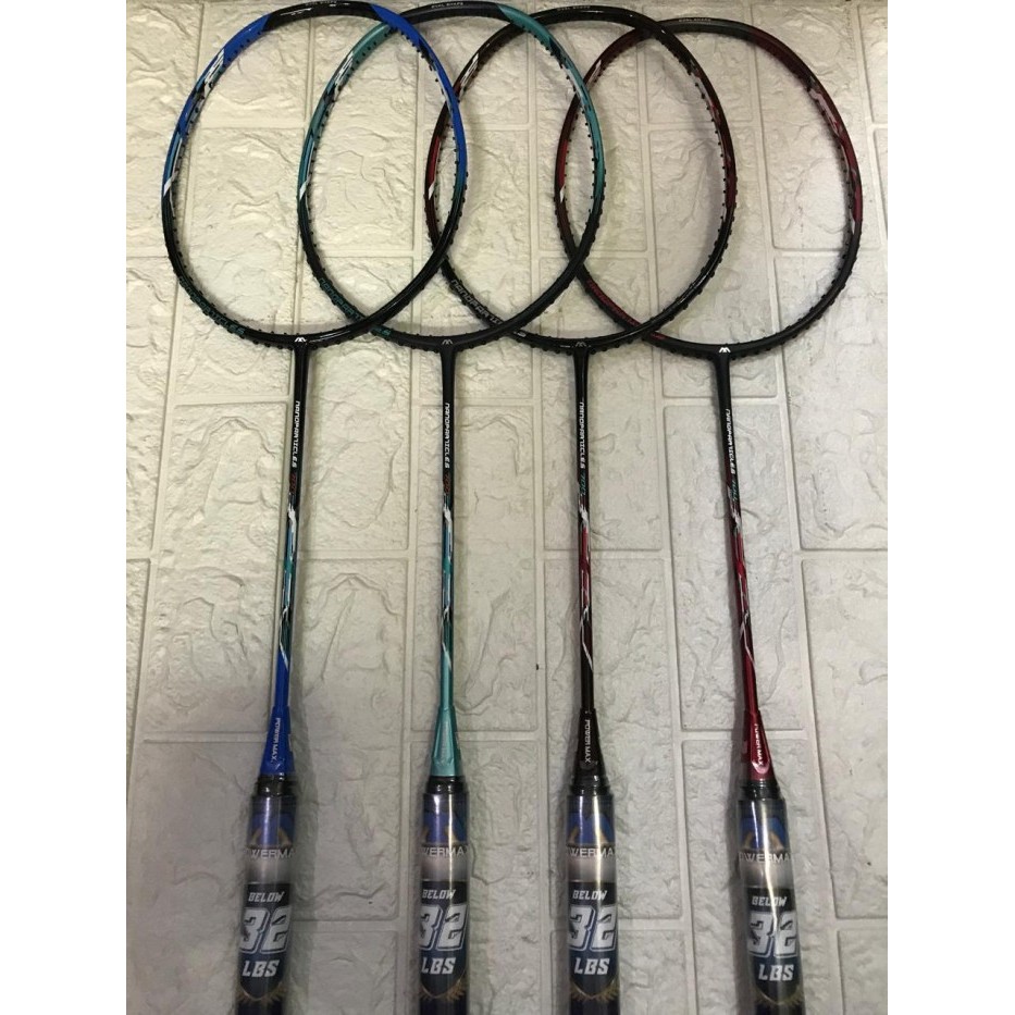 Raket badminton NEW POWER MAX NANOPARTICLES 700 KUAT TARIKAN 32 LBS ORIGINAL