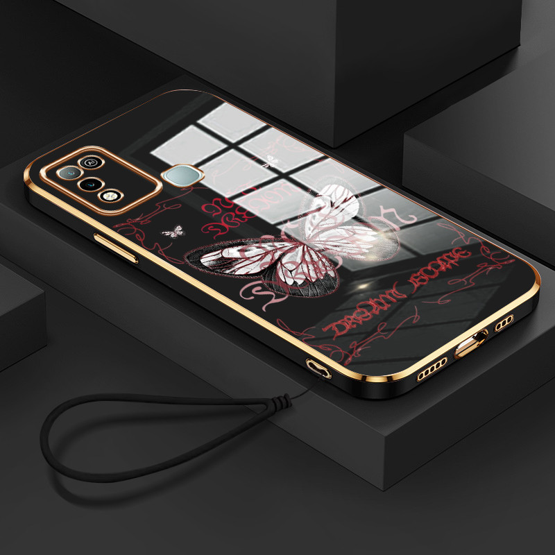 Casing Hp Untuk Infinix Hot 9 Play Hot 10 Play Hot 11 Play Case Casing tali pelapisan Kesing HP Kasi