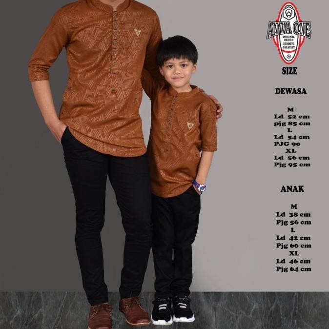 fashion baju koko kapelana ayah dan anak terbaru/koko kopel