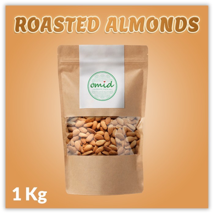

Roasted Almond No Shell (Kacang Almond Kupas Panggang) 1kg