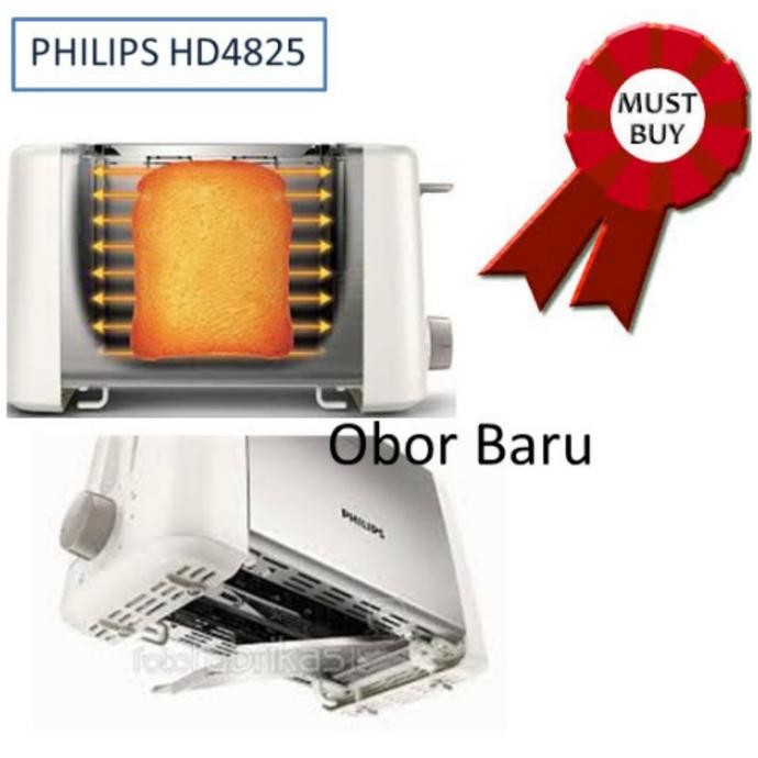 TOASTER LONCAT PHILIPS HD4825