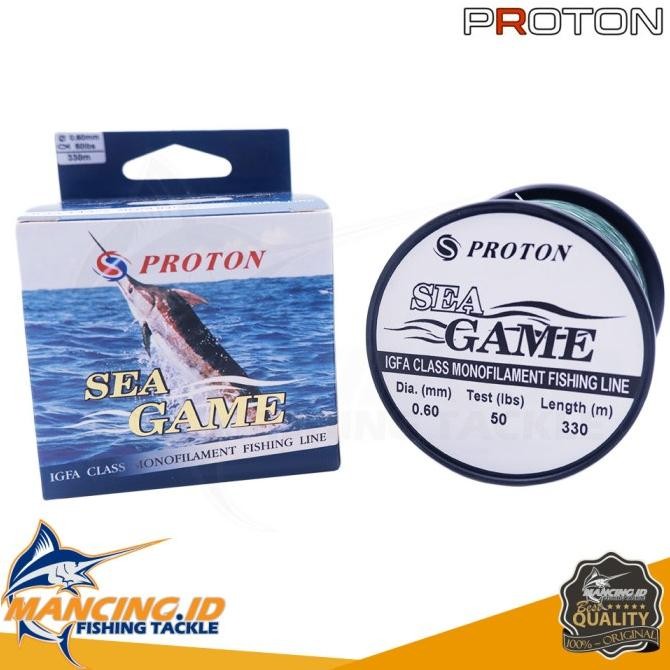 Senar Pancing PROTON SEAGAME Monofilament line MADE IN JAPAN Terlaris