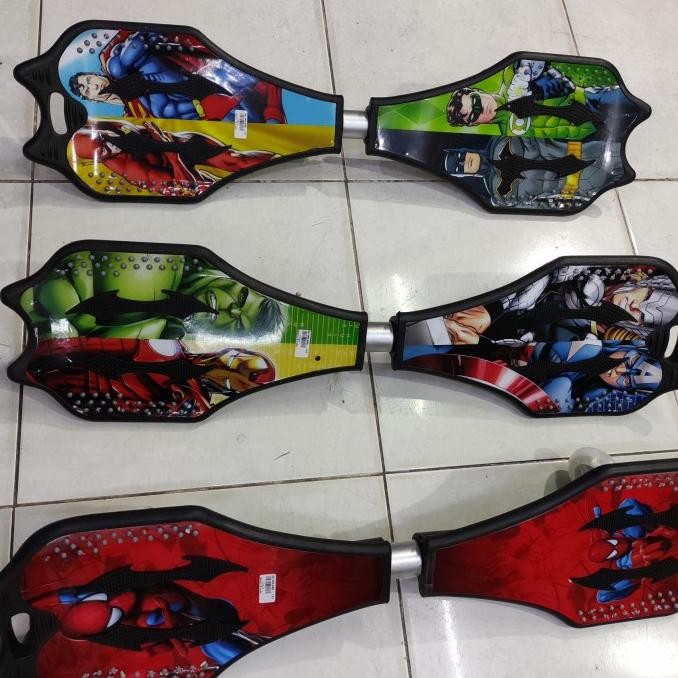 Promo Skateboard Goyang Motif Waveboard Skate Board Swayboard 2 Roda
