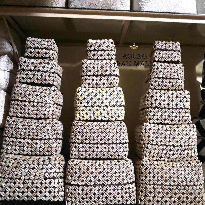 best produk] Sokasi kerang Bali set 5 | sokasi Bali | box kerang | anyaman Bali