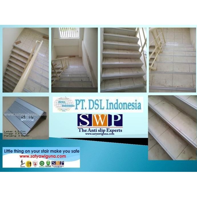 STAIR NOSING / LIS TANGGA / STEP NOSING ALUMUNIUM SNAL2