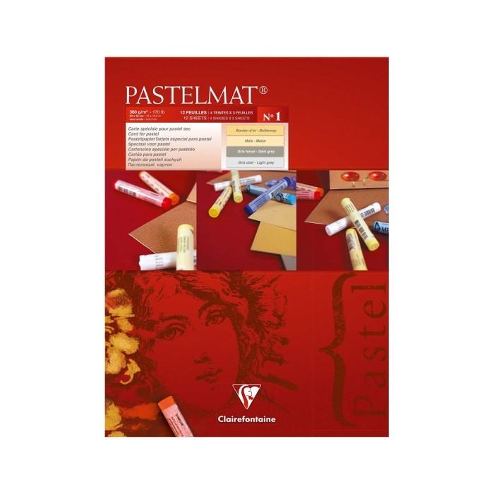 

Clairefontaine PastelMat No.1 - 30 x 40 Paper Pad
