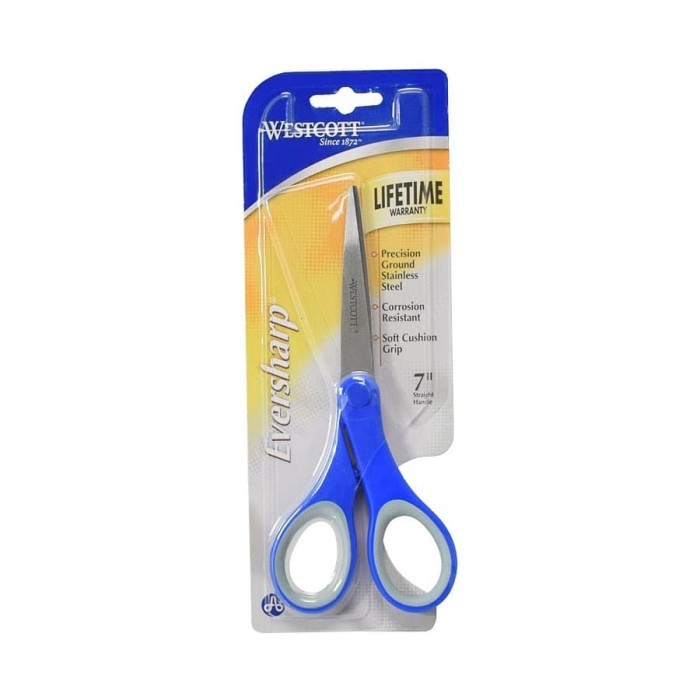 

WESTCOTT Eversharp 7 inch Stainless Steel Soft Grip Scissors