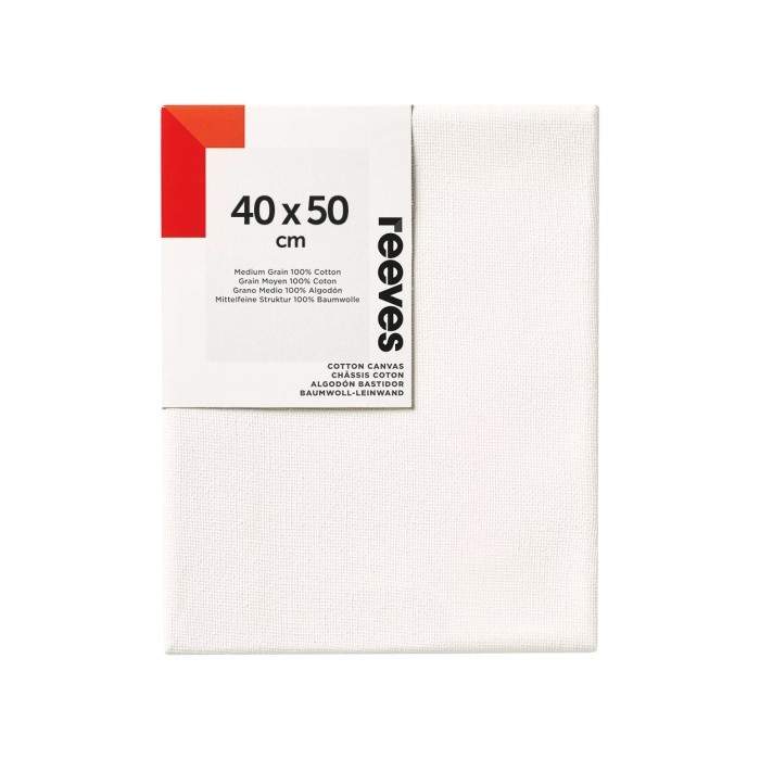 

REEVES Cotton Canvas 40x50 cm (Stretched)