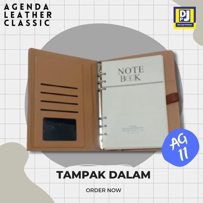 

BUKU AGENDA NOTE BOOK A5 BUKU CATATAN KERJA KULIT EKLUSIVE AG 11