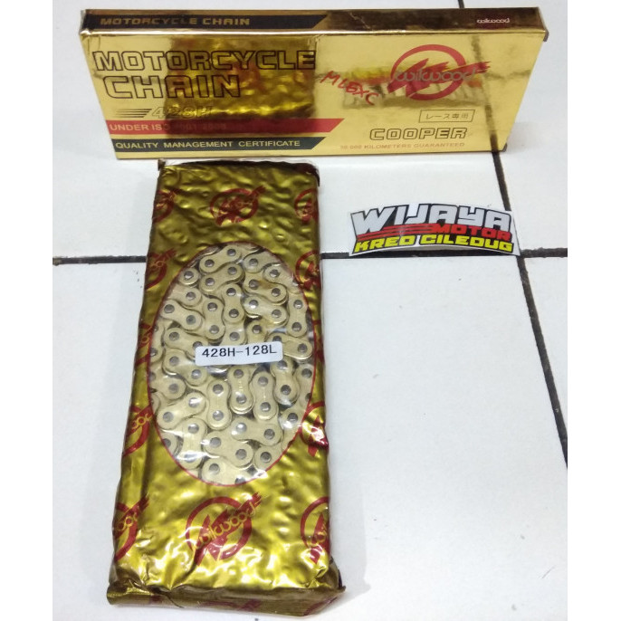 Rantai tebal WILWOOD 428H-128L gold