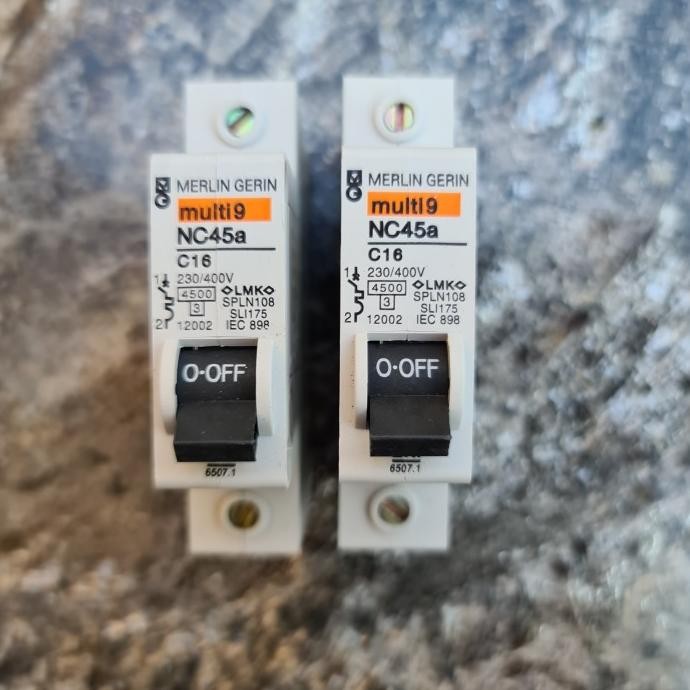 MCB MERLIN GERIN MULTI9 NC45A C16 16A 1P