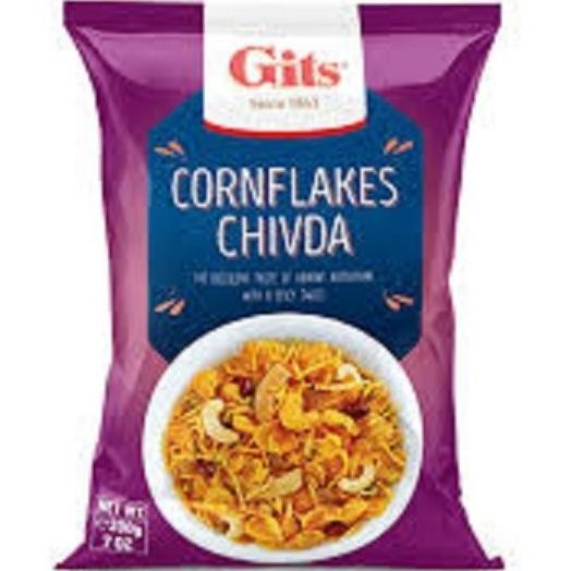 

*#*#*#*#] CORNFLAKES CHIVDA GITS 200G / Namkeen / Indian Snacks