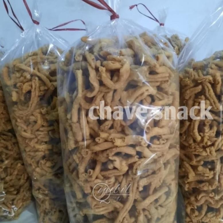 

keripik usus ayam premium 1kg enak renyah gurih/kripik ususu 1kg/usus crispy 1kg