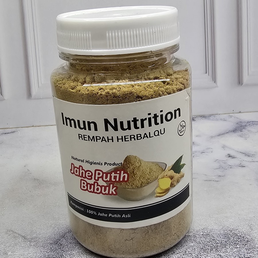 

Jahe Putih Bubuk Premium || Jahe putih botol 150 gram