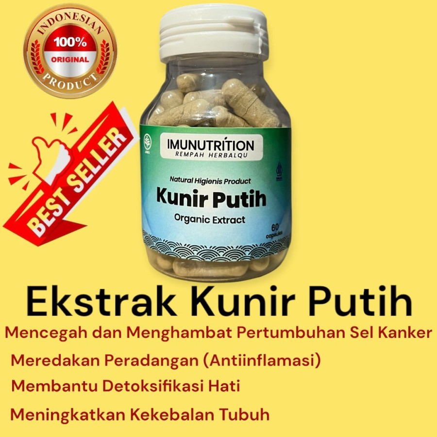 

Ekstrak Kapsul Kunir Putih Murni / Obat Kapsul