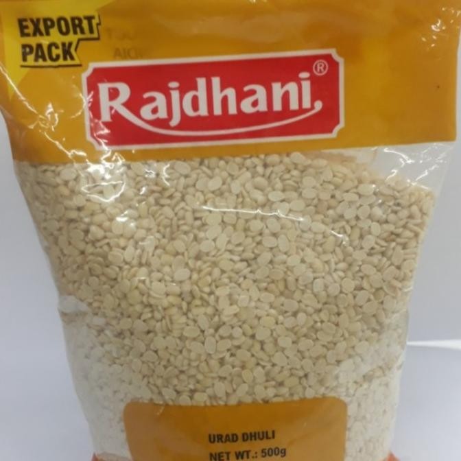 

favorit] WHITE URAD DAL SPLIT RAJDHANI (URAD DHULI) 500G