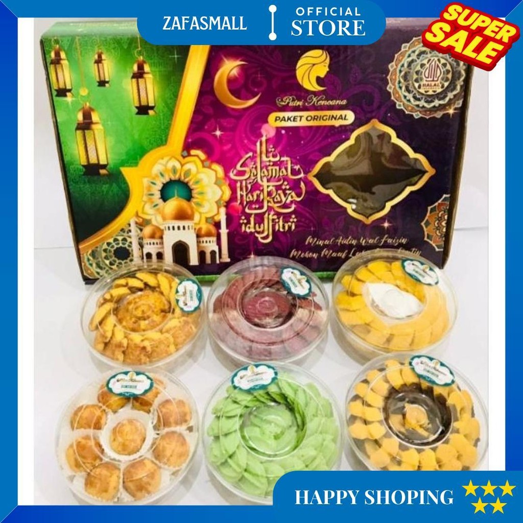 

Kue Paket Lebaran Ekonomis Isi 6 Toples D Promo Puncak