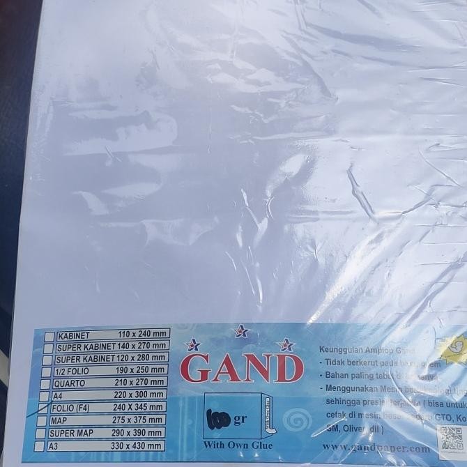 

Sale Neuro Amplop Putih Ukuran Folio Seal