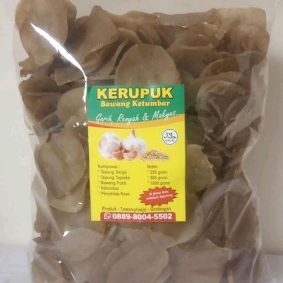 

Kerupuk Bawang Mentah 1Kg Ukuran Kecil