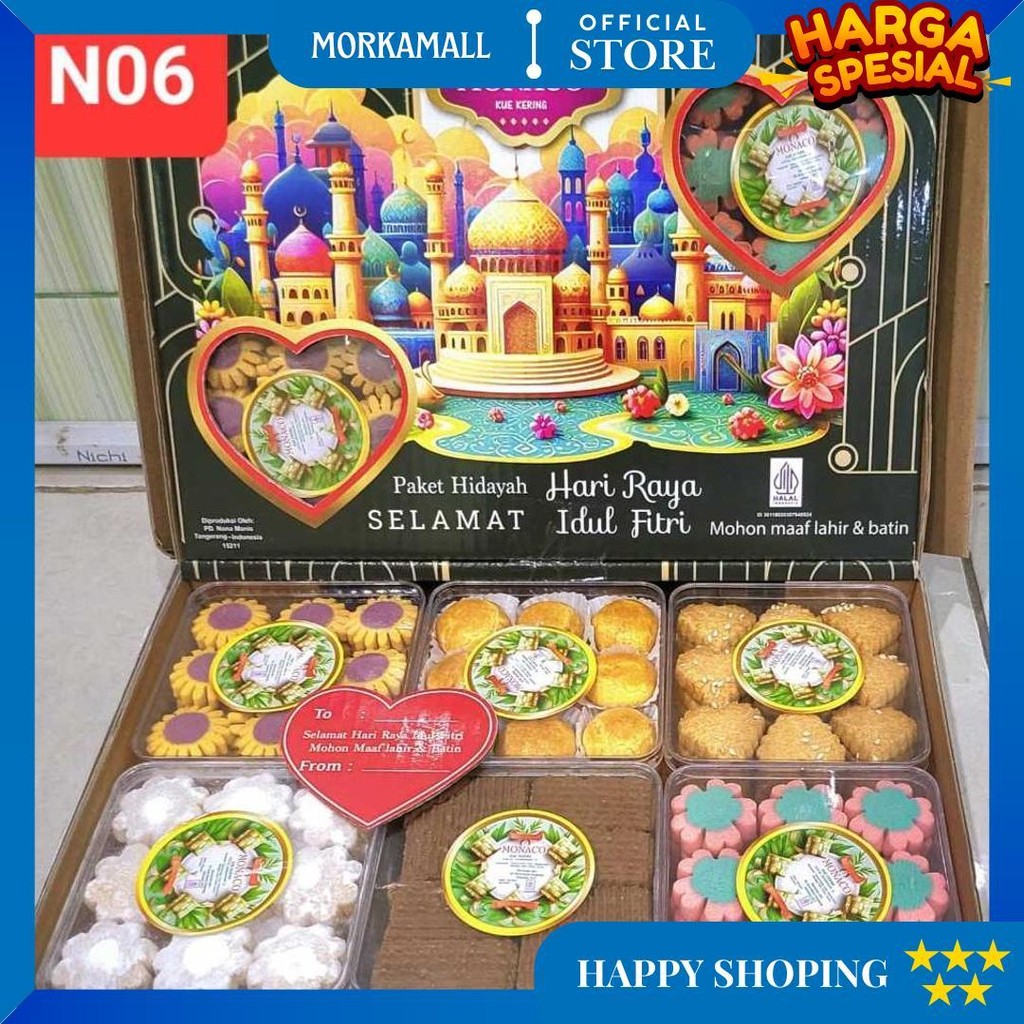 

Kue Kering Hampers Lebaran Monaco Toples Kotak D Termurah