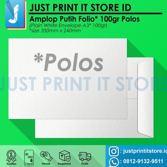 

Sale Amplop Putih Folio Polos