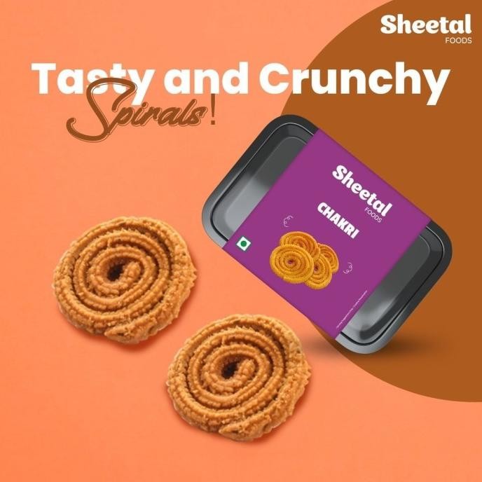 

:0:0:0] Snack India SHEETAL Chakri 250G / Cemilan India / MAKANAN Ringan