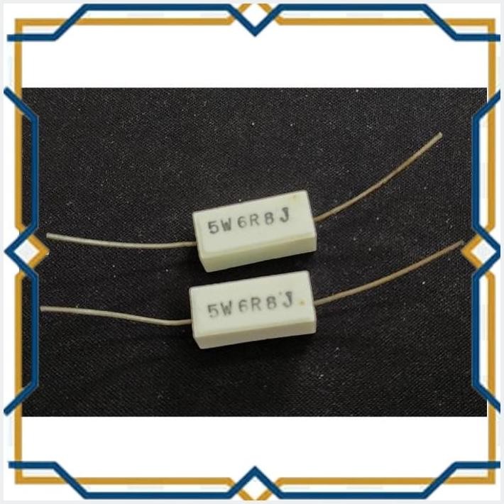 [BSE] RESISTOR KERAMIK KAPUR 5W 6.8OHM 6.8 OHM 6R8J