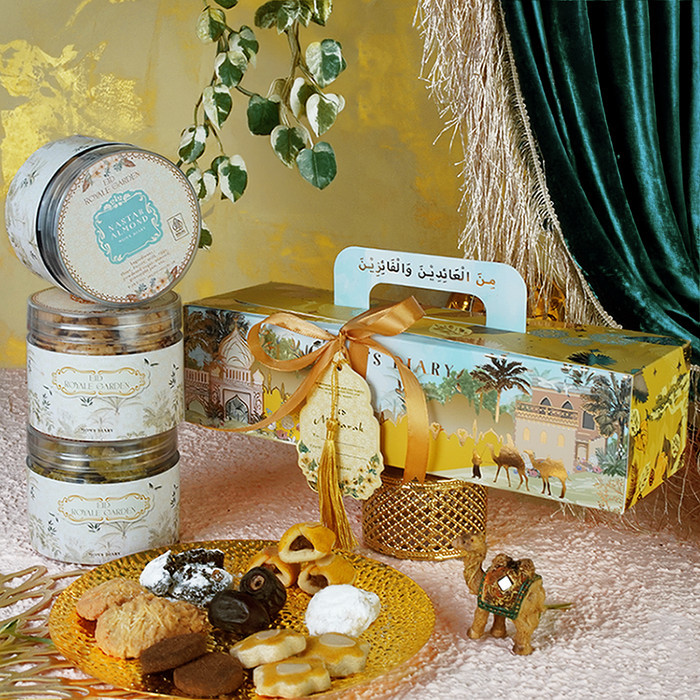 

New! HAMPERS LEBARAN / IDUL FITRI / EID MUBARAK -SPECIAL KUE KERING3 JARS - Paket A Lebaran
