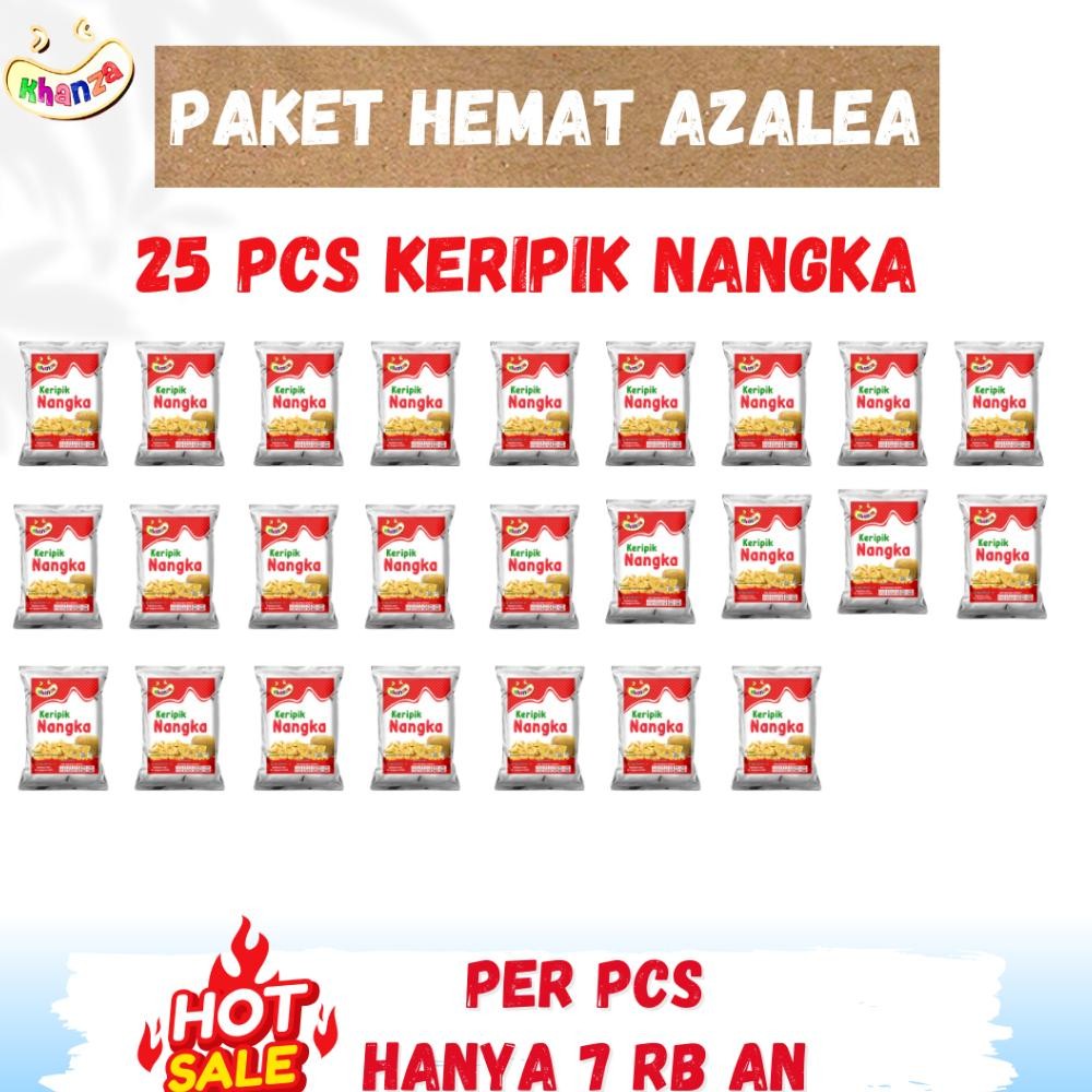 

Paket Hemat "AZALEA" 10 Pcs 25 pcs KERIPIK BUAH NANGKA APEL MIX FRUIT MIX SAYUR