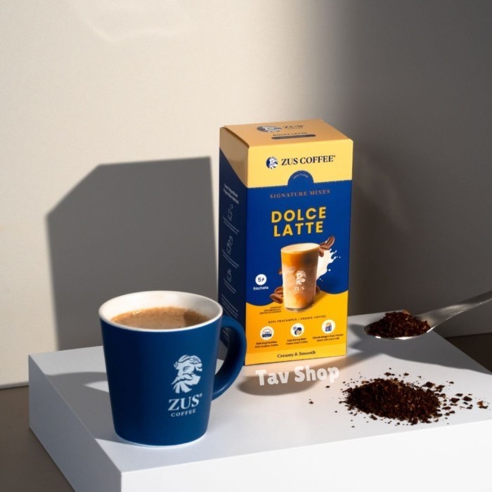 

ZUS Coffee Malaysia Mixes Kopi Box 5s (Caffe Latte / Mocha Latte / Dolce Latte / Cinnamon Latte /