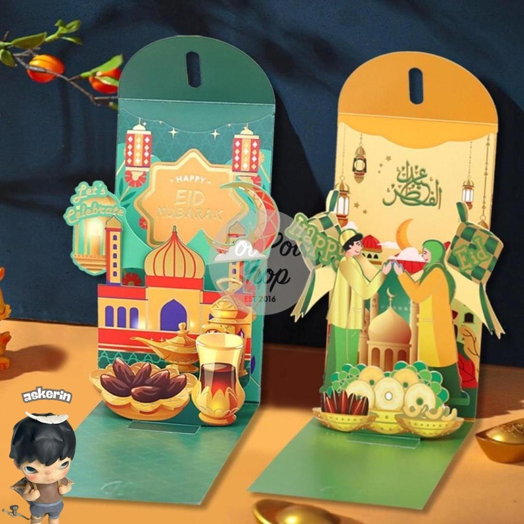 

Amplop Lebaran Idul Fitri 2025 Pop Up 3D 3 Dimensi Angpao Unik Premium Panjang Kado Unik Kado Angpao 3D Angpau Kartun Grosir Murah Tebal Motif Karakter Berkualitas Bahan Terbaik Murah Grosir Sale