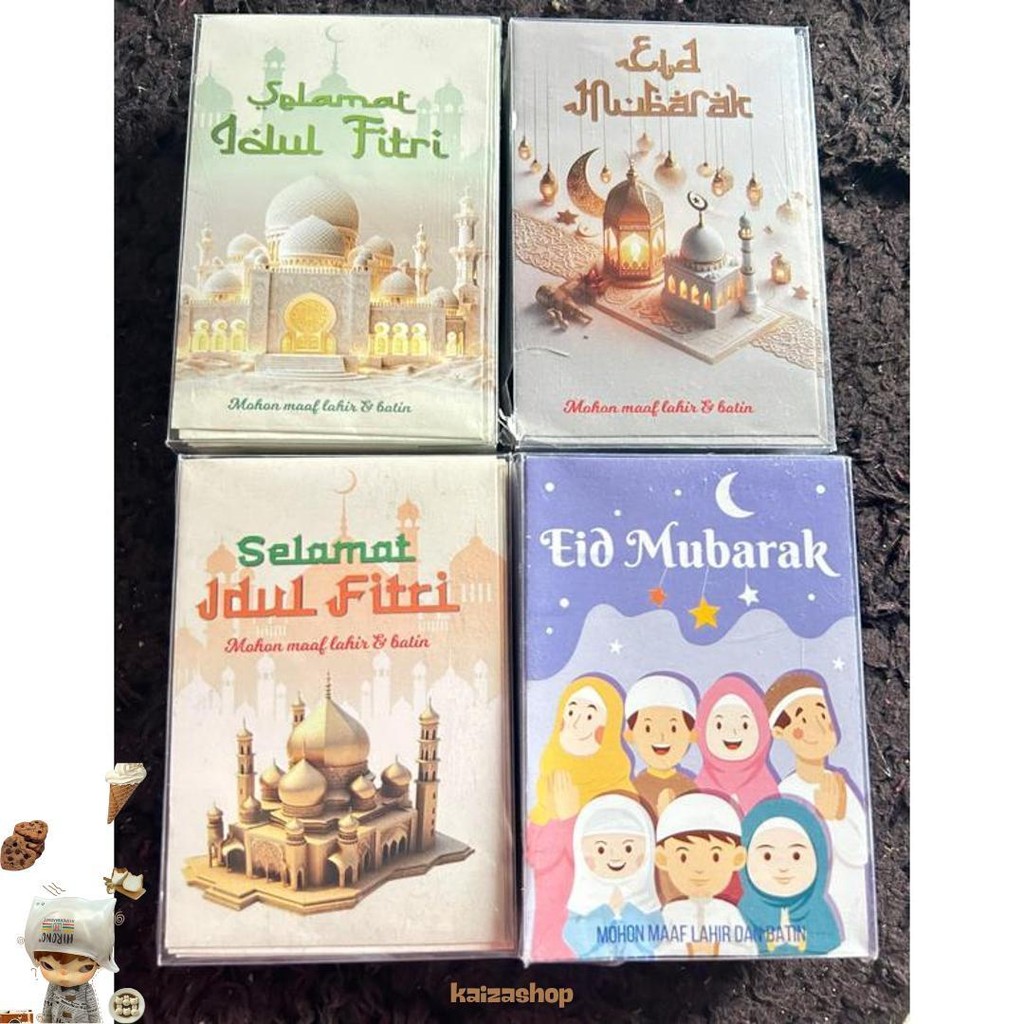 

Amplop Lebaran Hari Raya Idul Fitri Isi 50Pcs Angpao Karakter Lucu Ramadhan 2025 Kemasan Mika Diskon